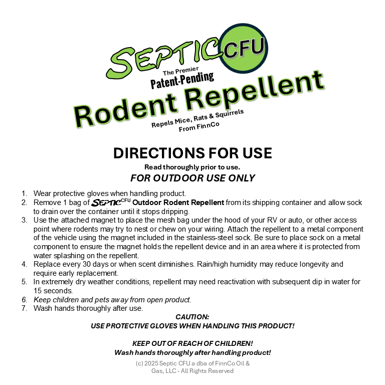 Outdoor Rodent Repellent