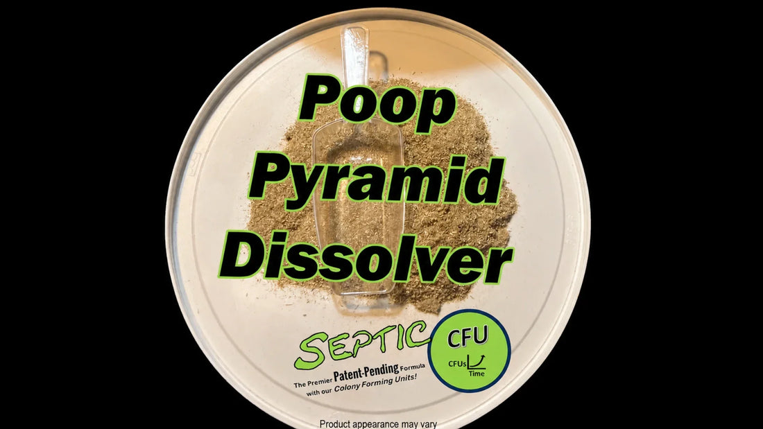 RV black tank treatment for septic and waste tank maintenance