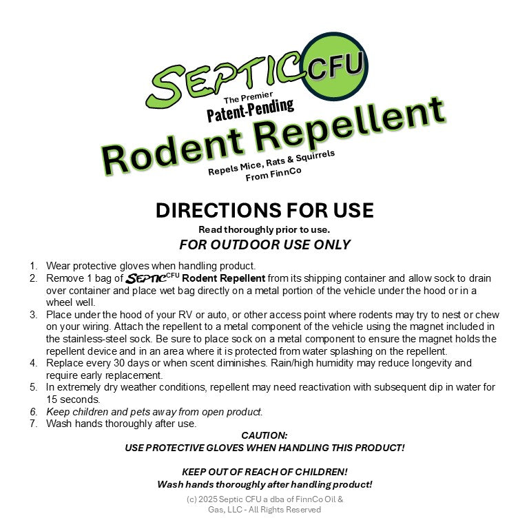 Outdoor Rodent Repellent