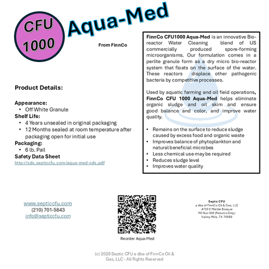 FinnCo CFU1000 Aqua-Med