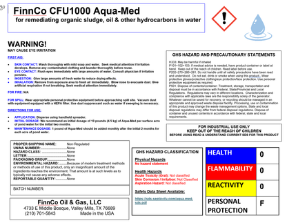 FinnCo CFU1000 Aqua-Med