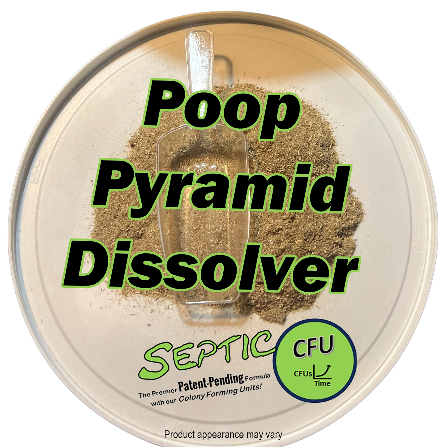 Poop Pyramid Dissolver and Preventative