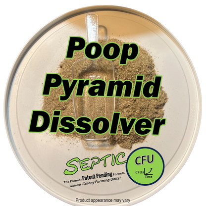 Poop Pyramid Dissolver and Preventative